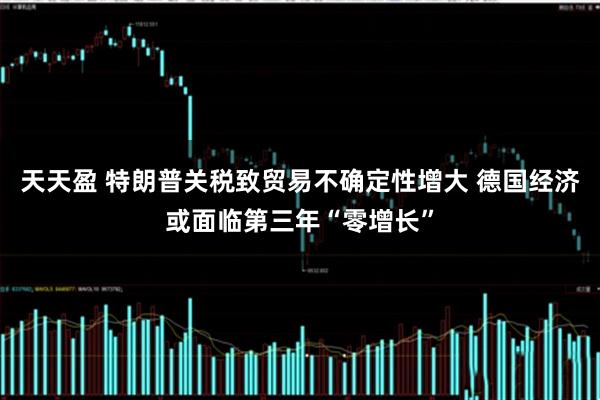 天天盈 特朗普关税致贸易不确定性增大 德国经济或面临第三年“零增长”