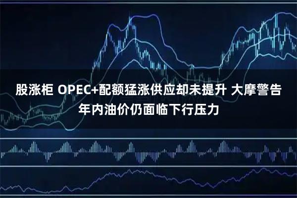 股涨柜 OPEC+配额猛涨供应却未提升 大摩警告年内油价仍面临下行压力