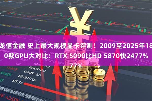 龙信金融 史上最大规模显卡评测!2009至2025年180款GPU大对比:RTX 5090比HD 5870快2477%