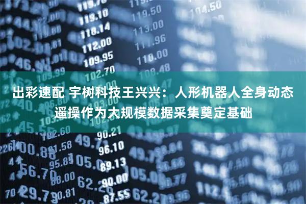 出彩速配 宇树科技王兴兴：人形机器人全身动态遥操作为大规模数据采集奠定基础