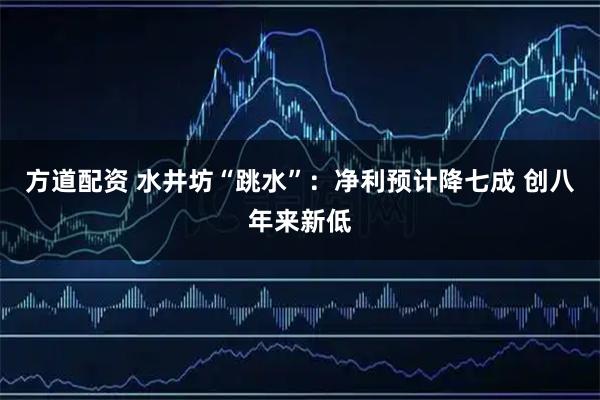 方道配资 水井坊“跳水”：净利预计降七成 创八年来新低