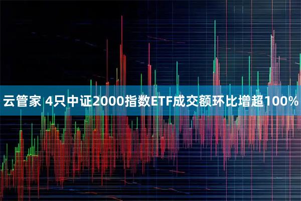 云管家 4只中证2000指数ETF成交额环比增超100%